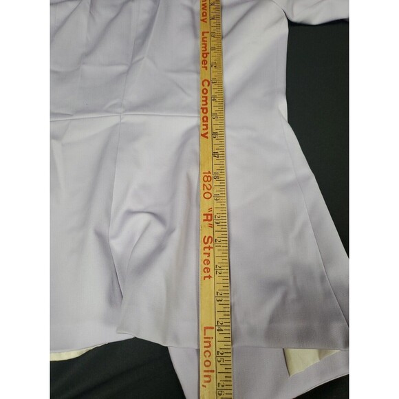 Nells Nelson Collarless Jacket Blazer Purple Lavender Wool/ Silk Size 40/ 4 NWT - Picture 10 of 10